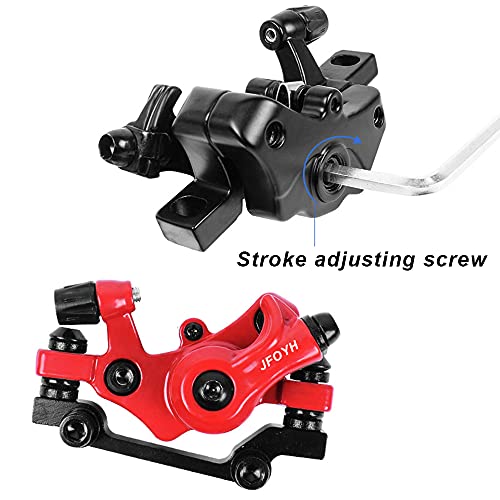 Jfoyh Mechanical Disc Brake Set For Mtb Road Bike Folding Bike And Bmx, Cycling Front And Rear Bicycle Bike Disc Brake Calipers-Black #TOP4