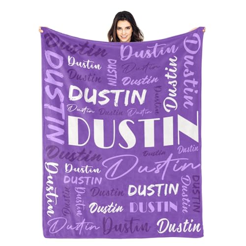Personalized Blankets for Kids with Names Customized Blankets with Name for Adult Custom Blanket Gift for Birthday Christmas Valentines Day Gift