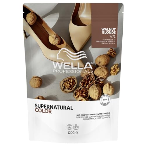 Wella Supernatural Color 7/71 Walnut Blonde 120g | Colorazione Professionale Tonalizzante Effetto Naturale, Copertura Delicata e Riflessi Luminosi, Risultato Naturale e Uniforme