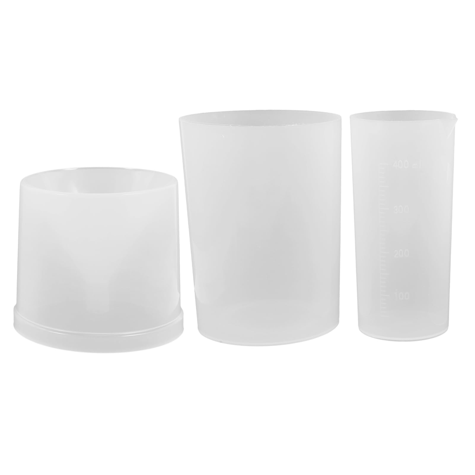 ERINGOGO 1Set Plastic Rain Gauge with Scale Simple Outdoor Rain Measuring Tube Tool for Classrooms Educational Equipment for Weather and Geography Learning