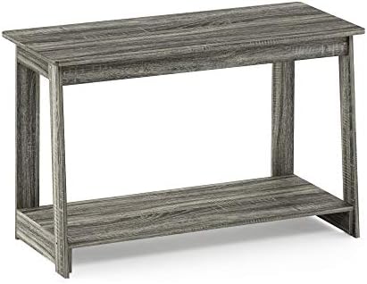Furinno Beginning TV Stand, TV Unit, Entertainment Center, French Oak, 89 (W) x 55 (H) x 39.6 (D) cm