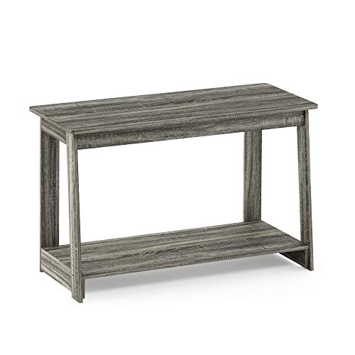 Furinno BEGINNING TV Stand, 2-Tier Rectangular Entertainment Center with Open Shelf, TV Console for TV up to 36 Inch, Open Back, for Living Room, Bedroom, French Oak by Furinno - Image 4