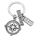 UKCOCO Graduation Keychain with Scroll, "2017" Charm and Compass -- Gift for a Graduate