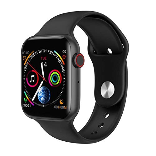 Reloj Inteligente IWlT para Mujer/Hombre para Apple iOS, Iwo 8 Lite Negro