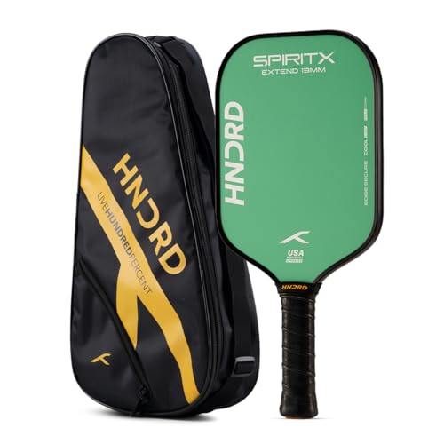 Image of Hundred Spirit X Pop - Pickleball Paddle | 13mm Core | Wide Body Power Paddle | Enhanced Sweet Spot | Ideal for Beginners & Intermediate Players | Free Paddle Bag