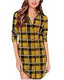 ❤️ Mode: Freizeit & Casual. Mit Plus Size Muster sind die Damen Hemd Langarmshirt casual und stilvoll, schicke coole Look. Die Damen Oversize Bluse passen gut zu Hosen, Lederhosen, Leggings, Röcken, können auch als Mini Blusenkleid sein, um schlanke sexy Figuren zu gestalten.