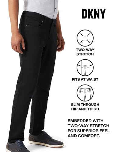 DKNY Mens Pants - Slim Fit Business Casual Pants for Men | Ultra Soft Mens Chino Stretch Work Pant | Everyday Casual Slacks4