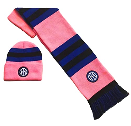 Rosa con contrasti nerazzurri-Stemmi ricamati
