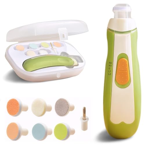 Baby Electric Nail Trimmer | Safe + Easy Baby Nail File, Baby...