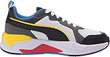 PUMA X-Ray Sneaker, White Black-Dark Shadow-high Risk Red-Palace Blue, 9.5 M US