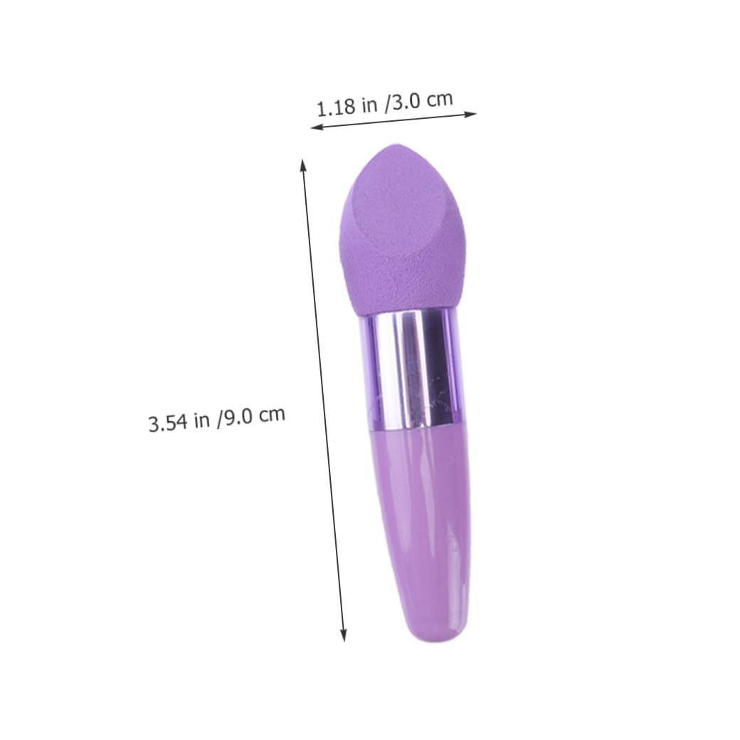 Make up Schwämme 6 Stück Latex Puff Stifte Mit Griff Hautfreundlich Wiederverwendbar Reise Make up Zubehör Für Frauen