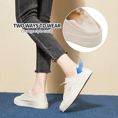 hash bubbie Women's Slip on Shoes Canvas Shoes Non Slip Fashion Sneakers for Women Low Top Loafers - Image 4