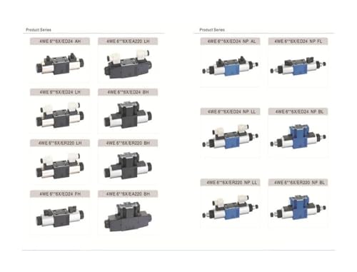 Vanne de commande de direction hydraulique 4WE10 double bobine - 3