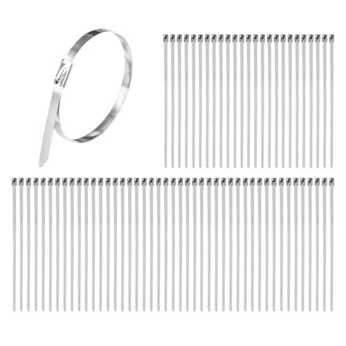 ATBUSS Bridas De Acero Inoxidable De 70 Piezas, Soportes De Bridas De Metal, Material De Mantenimiento De Cercas, Equipos Ignífugos Y A Prueba De Viento, Barcos Y Aires Acondicionados ATBUSS Bridas De Acero Inoxidable De 70 Piezas, Soportes De Bridas De Metal, Material De Mantenimiento De Cercas, Equipos Ignífugos Y A Prueba De Viento, Barcos Y Aires Acondicionados