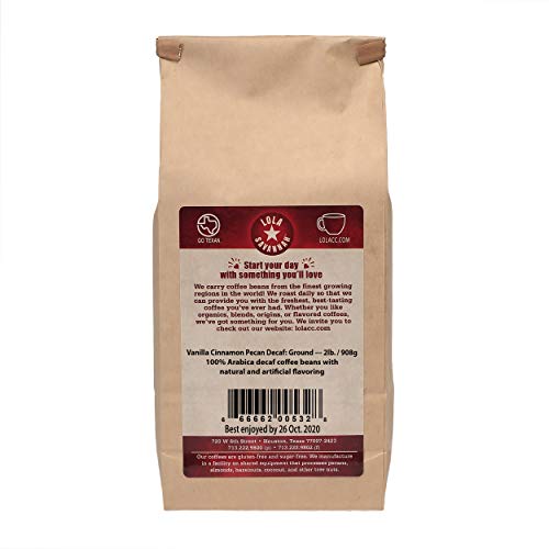 image for Lola Savannah Vanilla Cinnamon Pecan Ground Coffee - Classic Aromatic 
