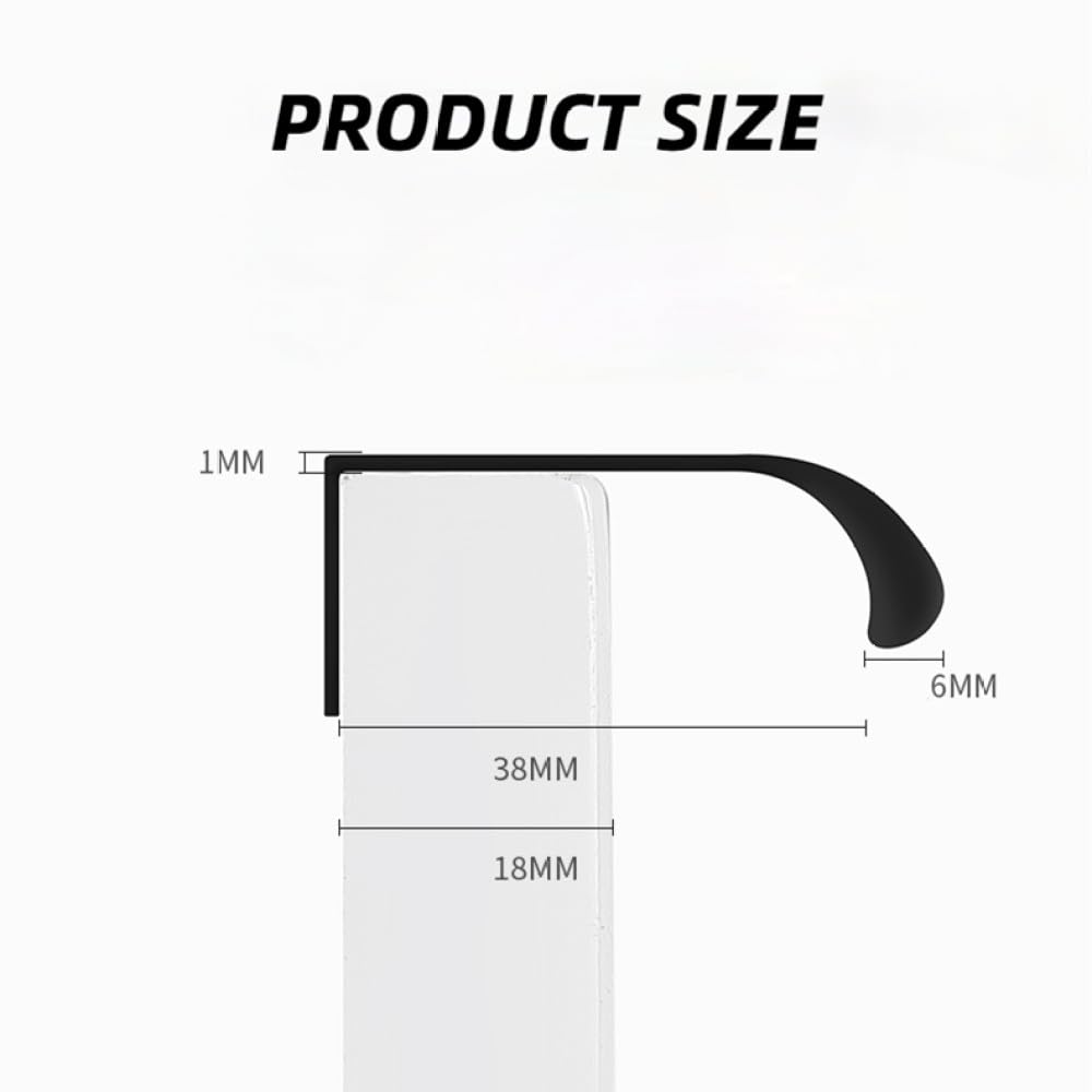 Tiradores ocultos dorados y negros, tiradores largos para armarios de cocina, tiradores para cajones, tiradores para muebles de aleación de aluminio, tiradores para armarios, negro, 1200mm