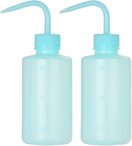 2 botellas de lavado de tatuajes HOOMBOOM de 85fl oz botella de agua de 8 onzas riego de suculentas enjuague de seguridad herramientas de riego para