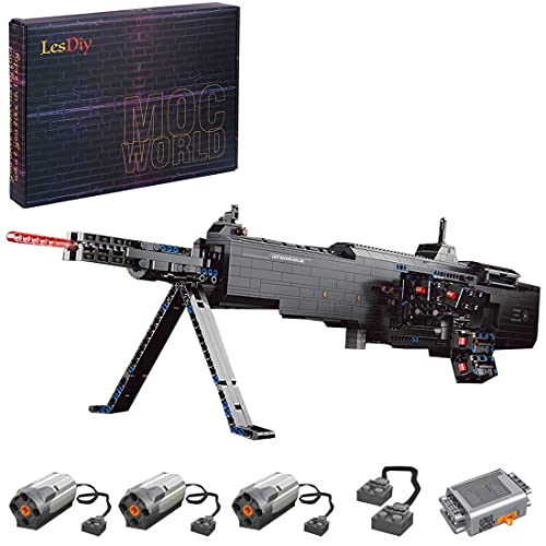 xSuper 1408+Pcs Technik Weapon Building Blocks Blaster Model Kits Montagespielzeug (Dynamische Version) Kompatibel mit…