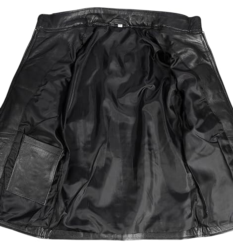 Cafe Racer Leather Jacket Women - Moto Biker Style Womens Leather Jacket Casual Fashion3