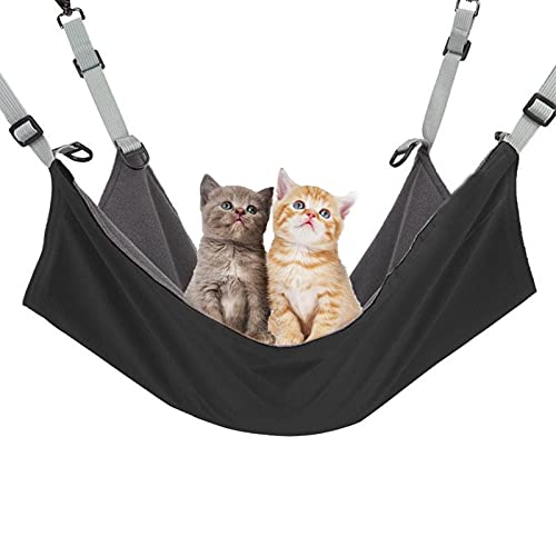 Pet Hammock Bed WorthPlanet Katzenhängematte Katzenhängematte Hängendes Bett Hängebett Haustiere Hängematte Käfig für Kleintiere Katzen Hunde Frettchen Kaninchen W200010 Cover