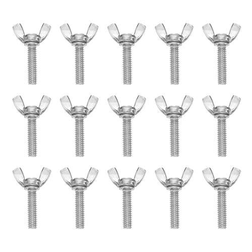 Boulon papillon inox 304 à serrage manuel pour un montage rapide sans outil, x15