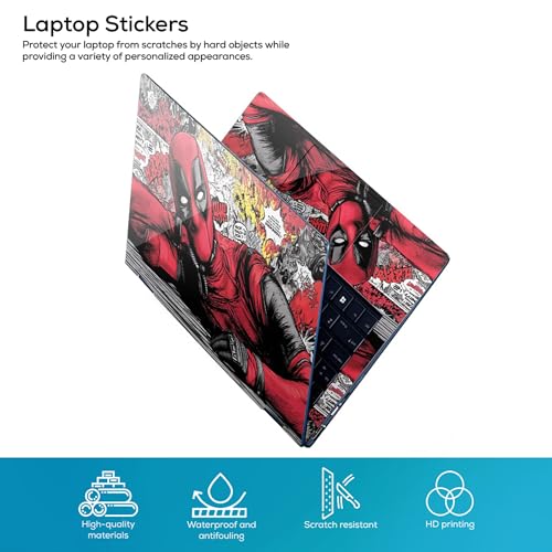 Image of Full Body Laptop Skin /Sticker /Cover Bubble-Free| Laminated| Removable| HD Quality Sticker for Laptops Upto 15.6 Inches Compatible with Hp /Dell /Acer /Lenovo /Asus etc.(DSGN-209)