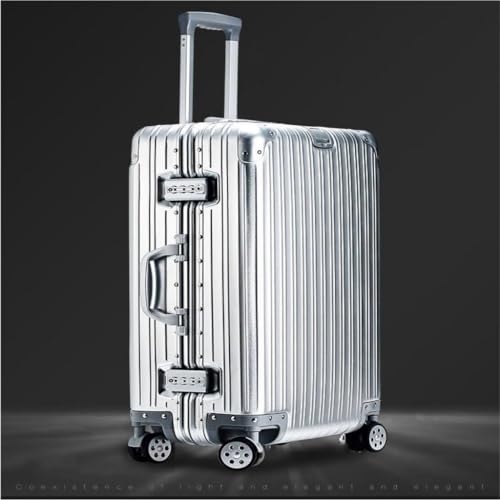 PANKERS Travel Suitcase Suitcase Password Trolley Suitcase Boarding Suitcase Metal Hard Business Suitcase Men's and Women's Suitcase Trolley Case4