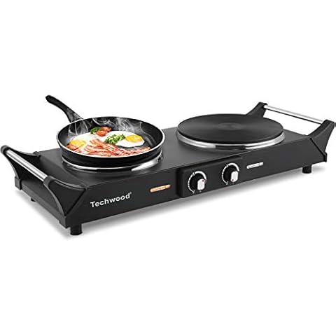 Techwood 1800W Double Burner Hot Plate Cover