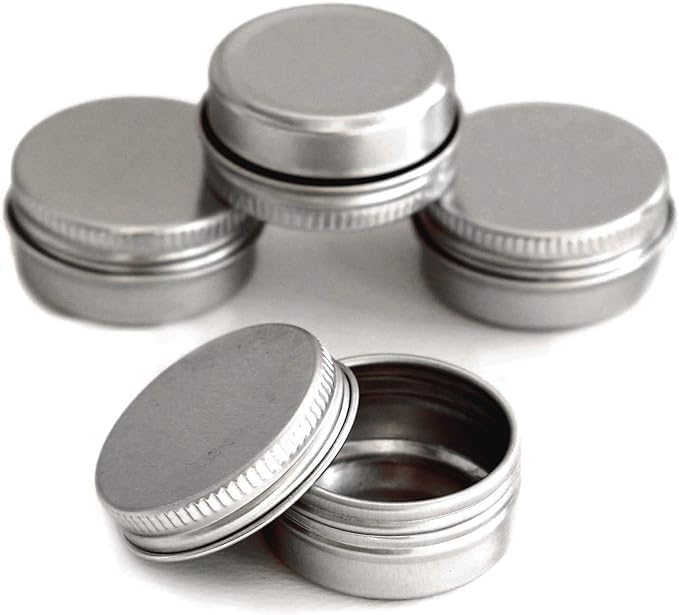 30ml Aluminium Tins with Screw Lid Available in Packs of 1-1000 (20 Pack)