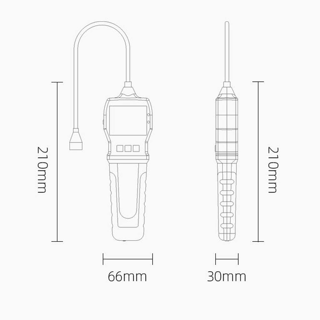 Portable Combustible Gas Leak Detector Natural Gas Leak Detector Methane Gas Liquefied Gas Gas Biogas