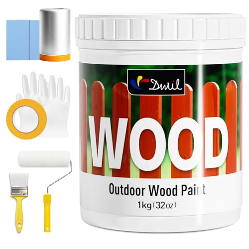 DWIL Wood Paint, White Paint for Wood, No Sanding&...