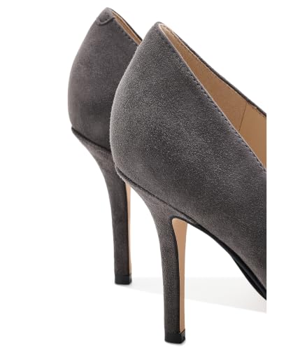 Image of Nine West Women's Gemmha Dark Grey Suede 11 Medium