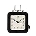 Blan Budzik w stylu retro, odpowiedni dla dzieci, studentów, młodzieży, dorosłych, cichy stolik nocny, klasyczny budzik, cichy zegarek, biurko podróżne, do spania