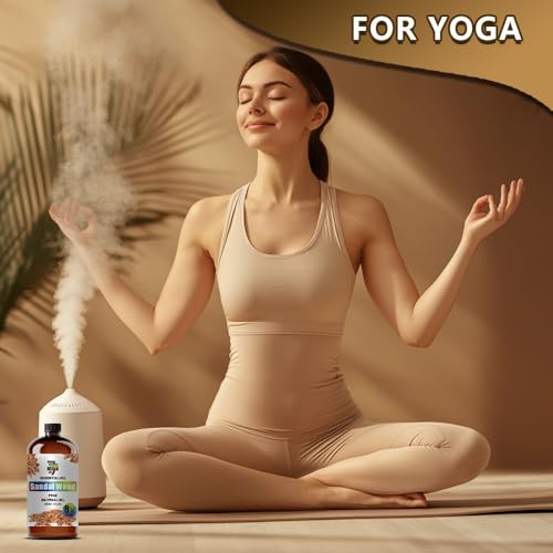 Image of Sandalwood Essential Oil for Diffuser Shower Spa Massage 8 fl oz