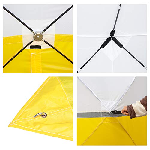 Goutime Gazebo pop up work shelter 2mx2m small event shelter party works tent garden bbq Fishing camping Multifunctional Portable shelter,Outdoor overhaul and maintenance,Vendor Events,Shower Privacy - Image 7