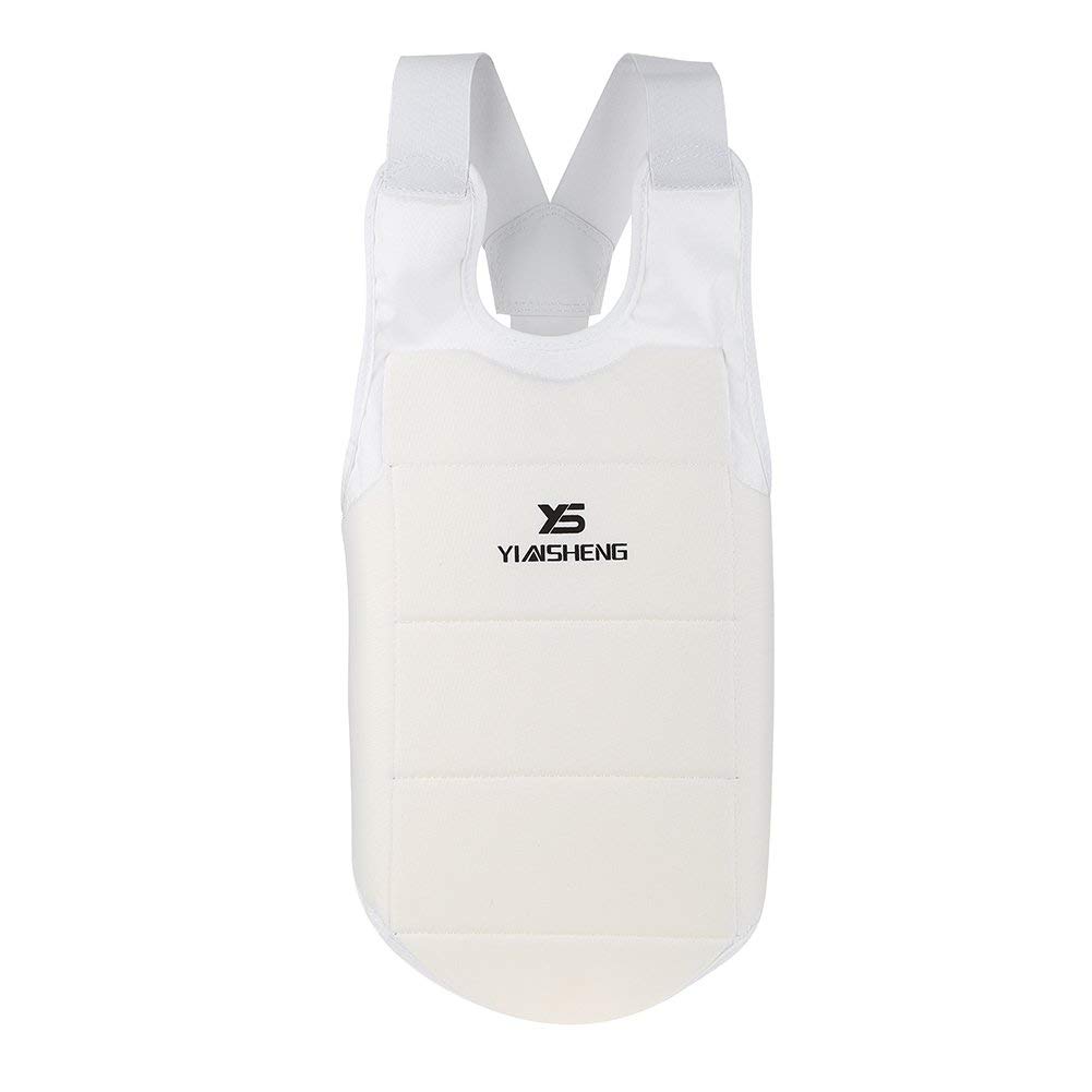 Dilwe Pettorina Sportiva, Unisex Bambino Adulto Arti Marziali Taewondo Scudo Training Body Vest Protector per la Boxe Karate Kickboxing Seno protettore Accessorio