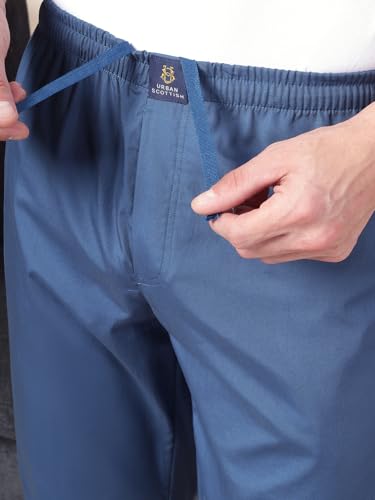 Image of Urban Scottish Solid Men's Lounge Pants 100% Cotton Pajama for men Night Pants Comfortable Regular Fit Track Pants Leisure-Wear Lower with an Elastic Waist-Band Casual Style, Machine Washable Pyjamas