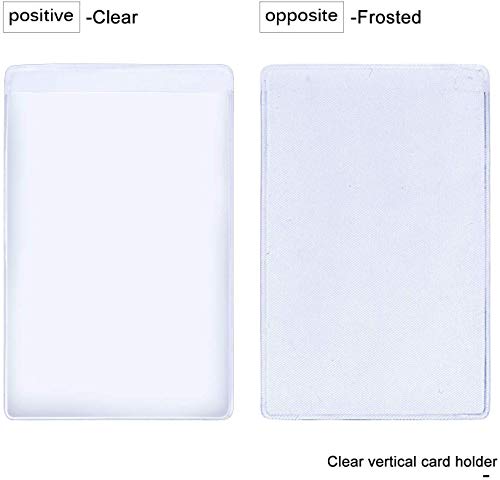 Image of flying CLOUDS Unisex Synthetic Card Sleeve (Transparent, Pack of 50)
