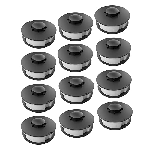 12 Stück Doppelfaden Rasentrimmer Spule Ersatzfadenspulen passend für...