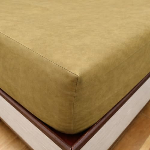 Image of Premium 100 Percent Waterproof Mattress Protector with Elastic Non-Woven | Hypoallergenic Mattress Cover Soft Elastic Bed Protector for Queen Size Bed 60x80 Inch Fit On 10 Inch 5X6.7 Feet, Taupe