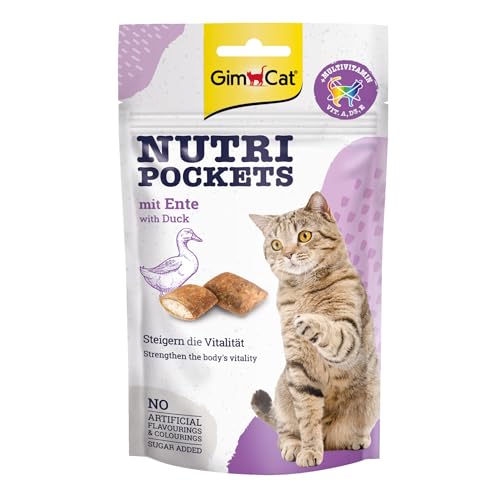 Produktbild von GimCat Nutri Pockets mit Ente - 60 g