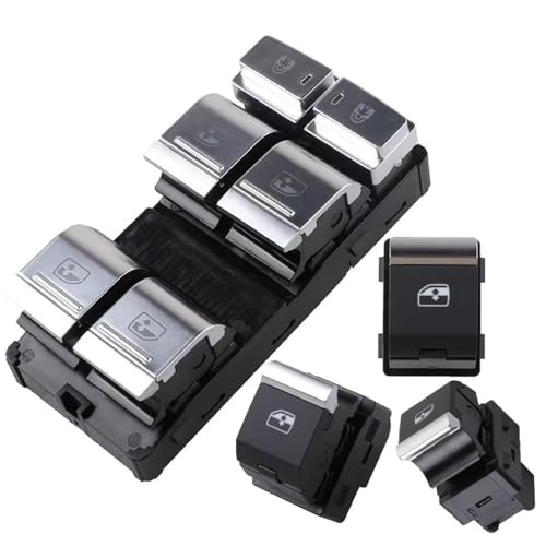 Interrupteur de vitre électrique 4K0959851C pour Audi A6 C8 Avant et A7 Sportback - 2