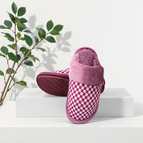 Image of VRITRAZ Soft Comfy Fur Indoor Outdoor Soft Bottom Fur | Anti Skid | Lightweight Winter Slipper, Warm House Chappal