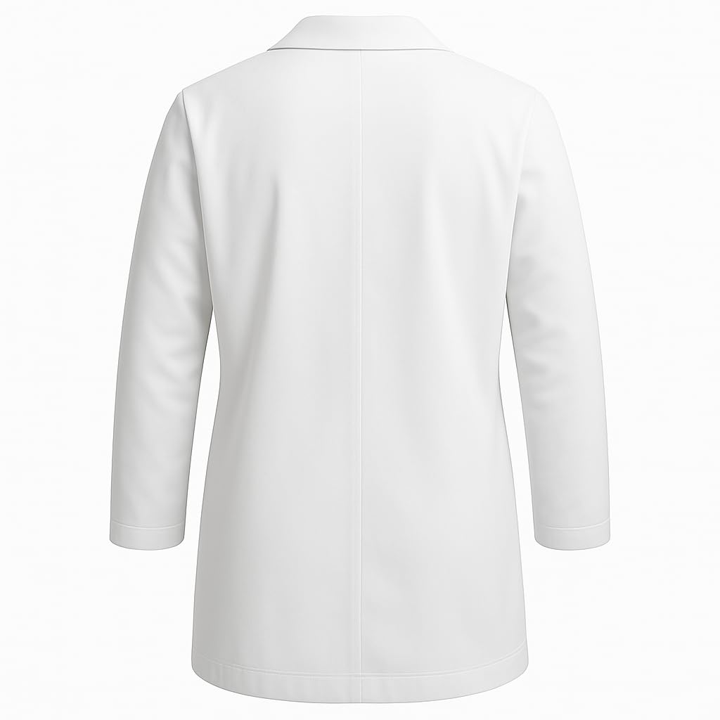 WeaveAura Atelier Unisex Drill Cotton Lab Coat for School and College Students (38) - Image 2 thumbnail