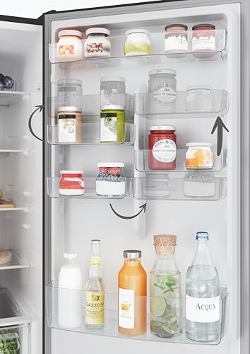 Candy Fresco CCE4T620EB frigorifero con congelatore Libera installazione 377 L E Nero - 5