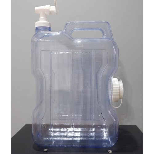 Contenedor de Agua Tanque con Grifo Cubo Multifuncional Jarra Portátil de Agua para Picnic Cocina Senderismo, 4L miniatura 4