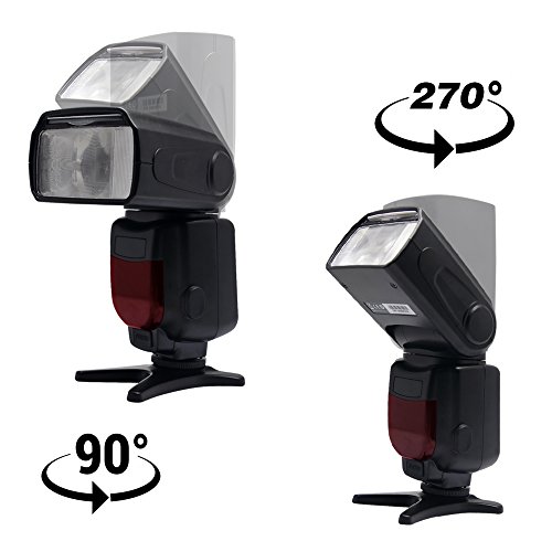 Venidice Vd-930 Manual Professional Universal Speedlite, Camera Flash For Canon Nik Panasonic Olympus Fujifilm Pentax And Other Dslr Digital Slr Film Cameras With Standard Hot Shoe+Lcd Display #TOP2