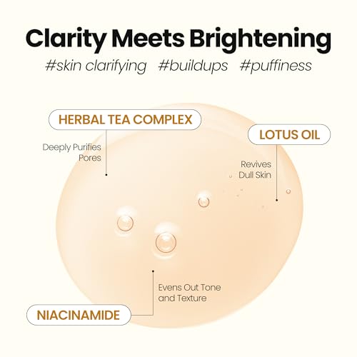 Image of [K-Beauty] PuriteaToc Revitalizing Oil to Foam - All-in-One Korean Face Wash Oil-Based Foaming Facial Cleanser - Purifying & Skin Clarifying Makeup Deep Cleansing Oil for Dull Skin Types 3.88 fl oz