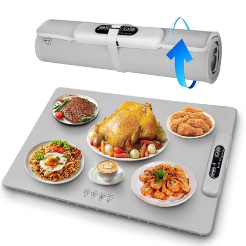 Warming Mat for Food,LUMIMATE Food Warming Mat，Hot Plate for Buff...
