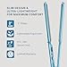 BaBylissPRO Nano Titanium Flat Iron Hair Straightener , 2